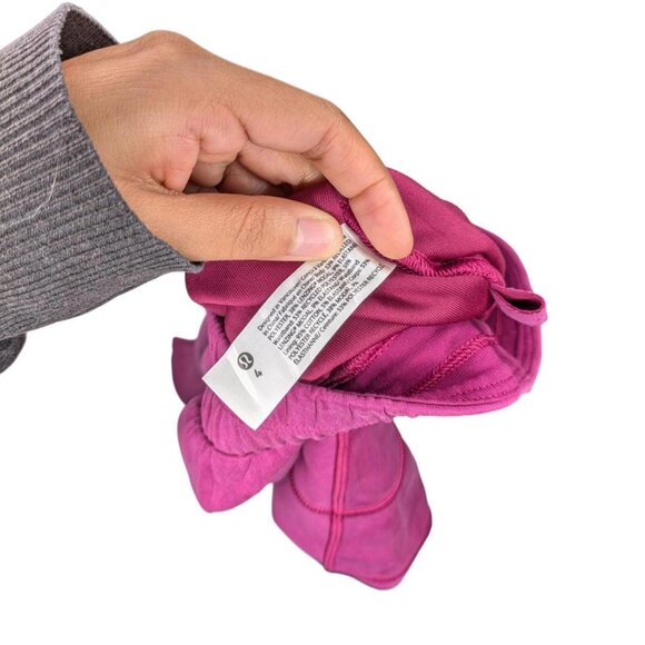 Lululemon Pink Crop Top T Shirt - Picture 4 of 4